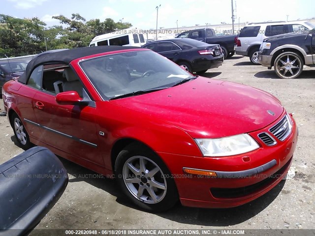 YS3FD79Y266110580 - 2006 SAAB 9-3 RED photo 1