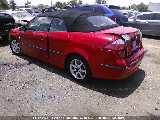 YS3FD79Y266110580 - 2006 SAAB 9-3 RED photo 3