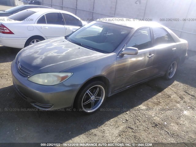 JTDBE32K630154954 - 2003 TOYOTA CAMRY LE/XLE GOLD photo 2