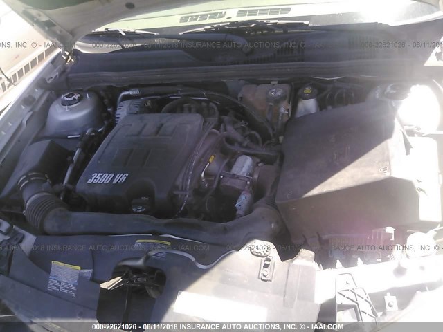 1G1ZT52865F237247 - 2005 CHEVROLET MALIBU LS SILVER photo 10