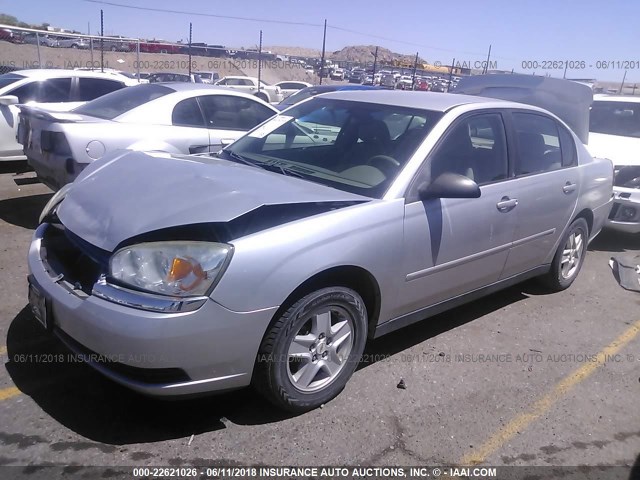 1G1ZT52865F237247 - 2005 CHEVROLET MALIBU LS SILVER photo 2