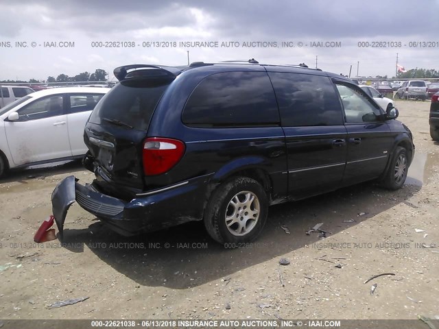 2C8GP64L55R189256 - 2005 CHRYSLER TOWN & COUNTRY LIMITED Dark Blue photo 4