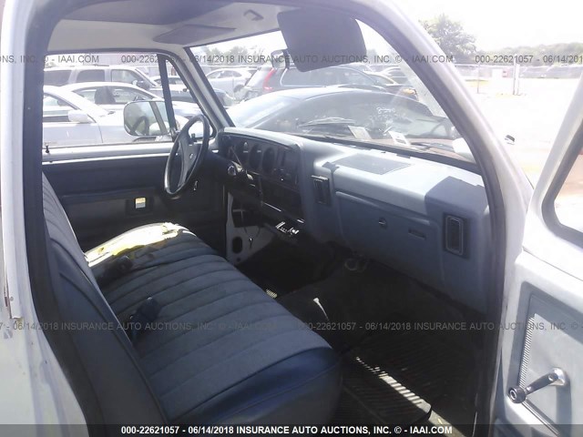 1B7FE06X0KS015038 - 1989 DODGE D-SERIES D100 WHITE photo 5