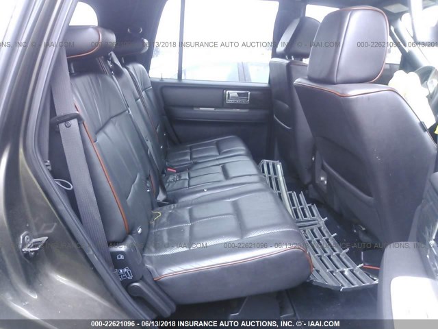 5LMFU28548LJ03192 - 2008 LINCOLN NAVIGATOR BROWN photo 8