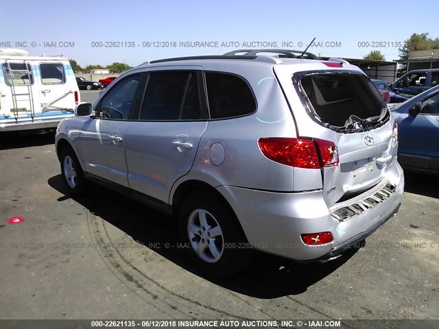 5NMSG13D37H006894 - 2007 HYUNDAI SANTA FE GLS SILVER photo 3