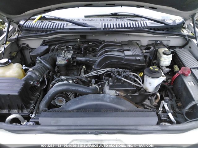 1FMZU73EX5UB01716 - 2005 FORD EXPLORER XLT/XLT SPORT/NBX 银色 照片 10