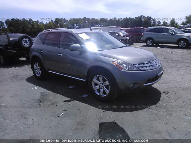 JN8AZ08W77W607978 - 2007 NISSAN MURANO SL/SE/S GRAY photo 1