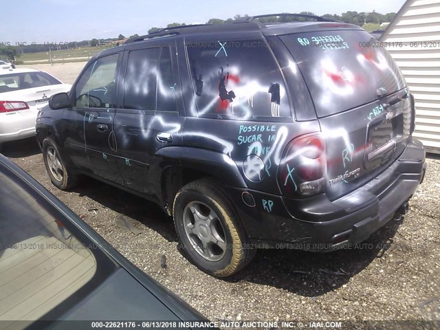 1GNDT13S472115640 - 2007 CHEVROLET TRAILBLAZER LS/LT GRAY photo 3