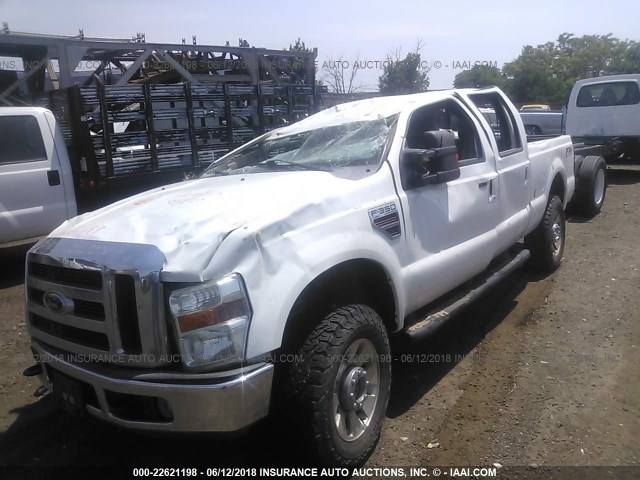 1FTWW3BR7AEA11183 - 2010 FORD F350 SUPER DUTY WHITE photo 2