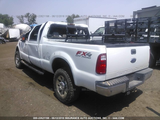 1FTWW3BR7AEA11183 - 2010 FORD F350 SUPER DUTY WHITE photo 3