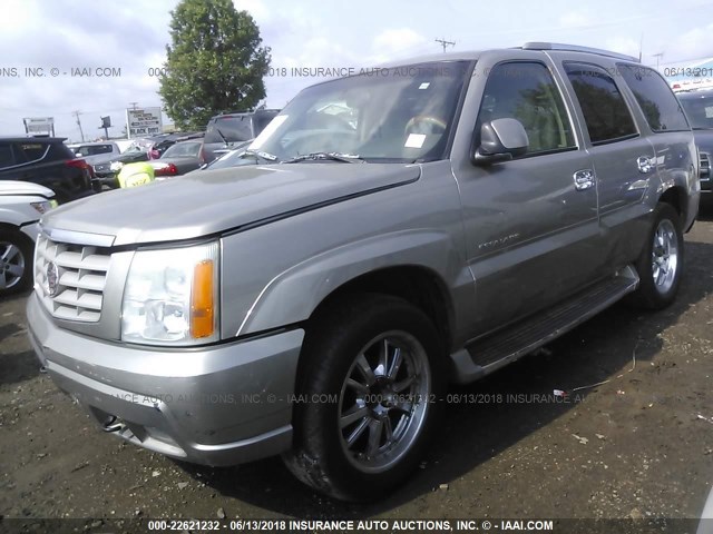 1GYEK63N62R113115 - 2002 CADILLAC ESCALADE LUXURY BEIGE photo 2