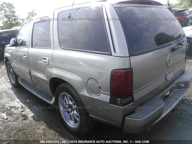1GYEK63N62R113115 - 2002 CADILLAC ESCALADE LUXURY ბეჟი ფოტო 3