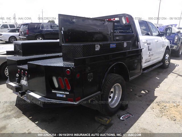 3C63RRHL1DG597335 - 2013 RAM 3500 SLT WHITE photo 4