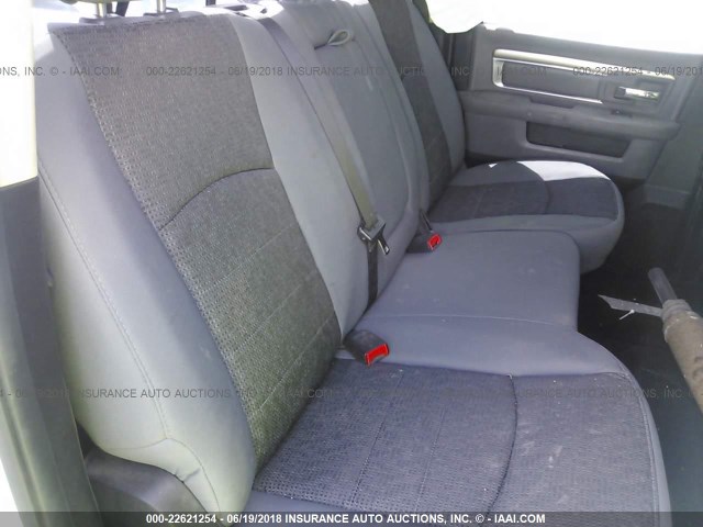 3C63RRHL1DG597335 - 2013 RAM 3500 SLT WHITE photo 8