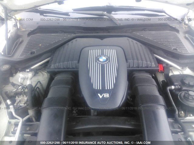 5UXFE83597LZ45859 - 2007 BMW X5 4.8I WHITE photo 10