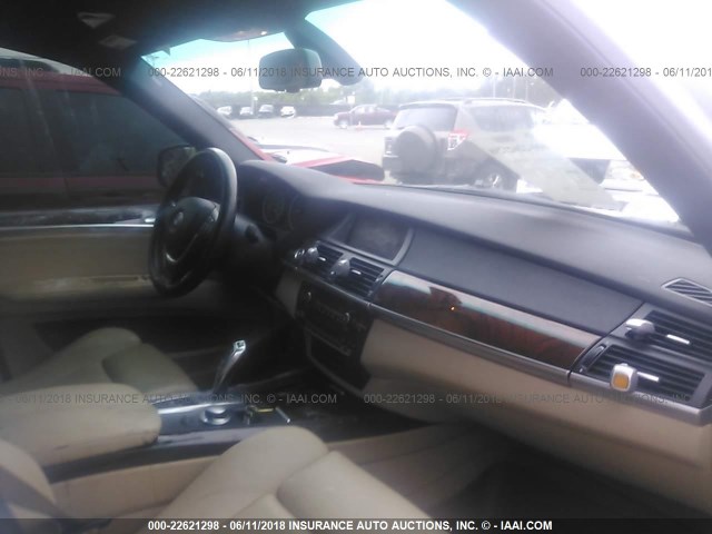 5UXFE83597LZ45859 - 2007 BMW X5 4.8I WHITE photo 5