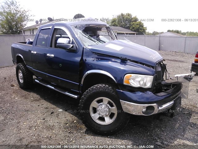 3D7KU28D74G219447 - 2004 DODGE RAM 2500 ST/SLT 蓝色 照片 1