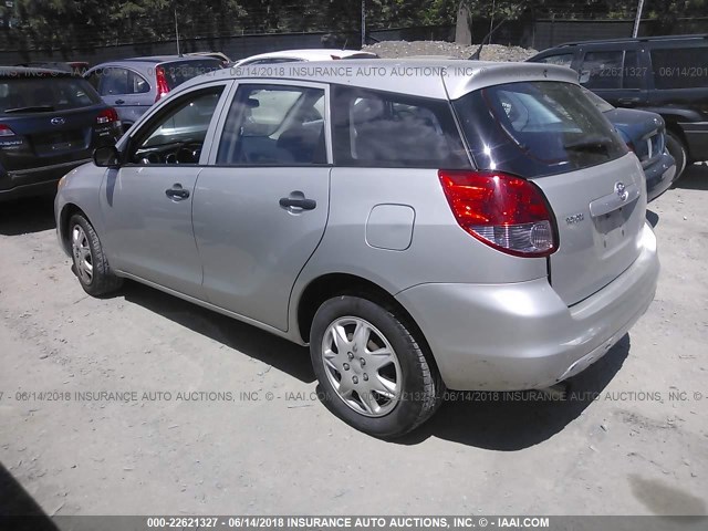 2T1KR32E94C310555 - 2004 TOYOTA COROLLA MATRIX XR SILVER photo 3