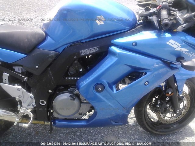 JS1VP53A192100803 - 2009 SUZUKI SV650 BLUE photo 8