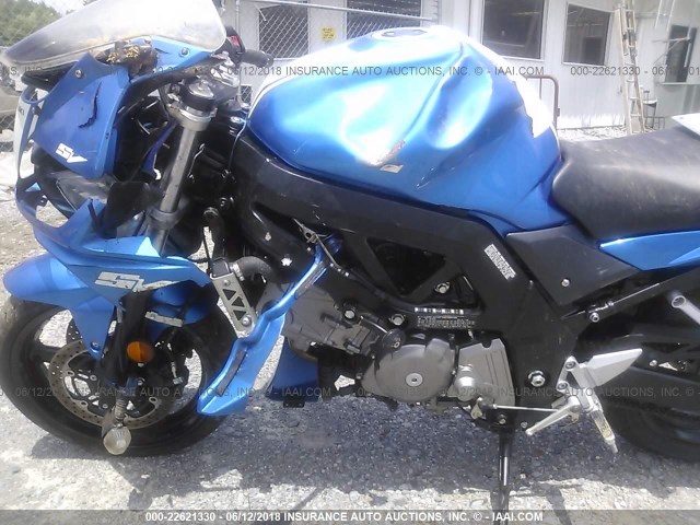 JS1VP53A192100803 - 2009 SUZUKI SV650 BLUE photo 9