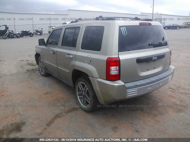 1J8FT48B89D188652 - 2009 JEEP PATRIOT LIMITED GRAY photo 3