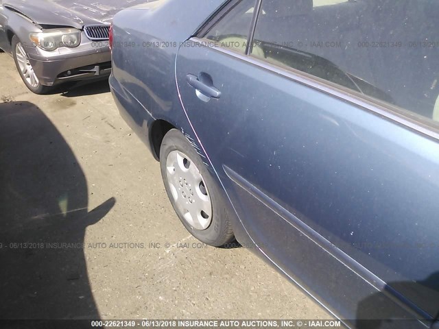 4T1BE32K03U762618 - 2003 TOYOTA CAMRY LE/XLE/SE ლურჯი ფოტო 6