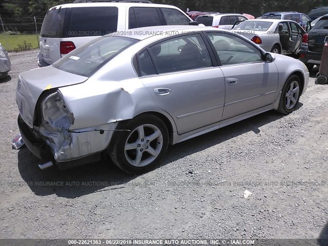 1N4BL11D96C103146 - 2006 NISSAN ALTIMA SE/SL/SE-R SILVER photo 4