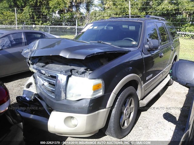 1FMFU175X7LA93703 - 2007 FORD EXPEDITION EDDIE BAUER GREEN photo 2