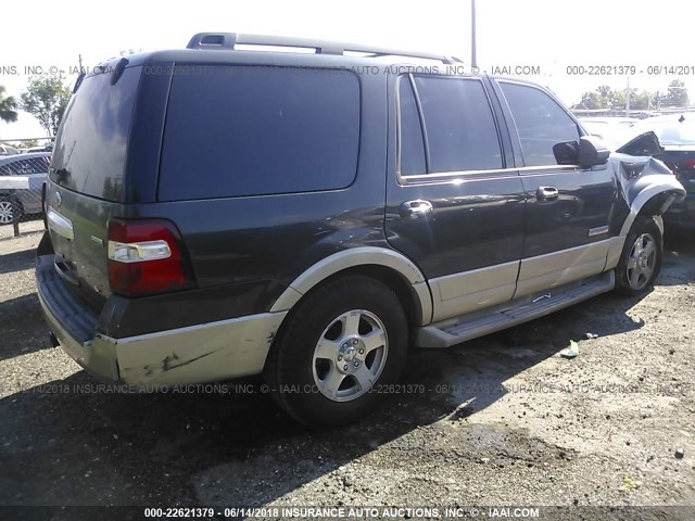 1FMFU175X7LA93703 - 2007 FORD EXPEDITION EDDIE BAUER GREEN photo 4