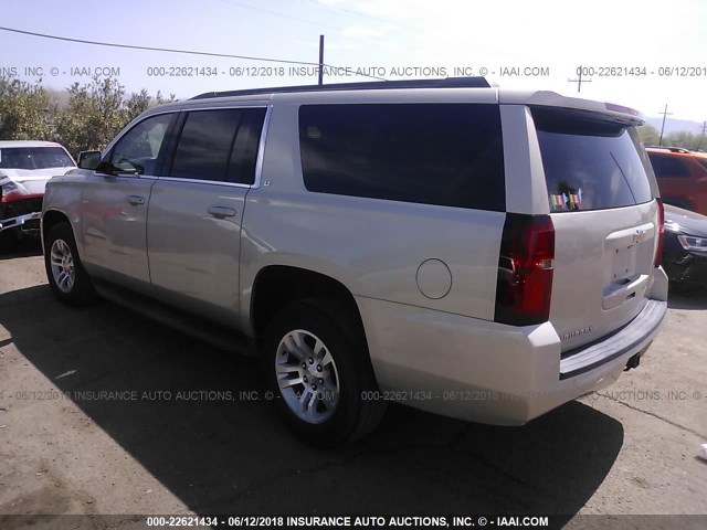 1GNSKHKC6GR244483 - 2016 CHEVROLET SUBURBAN K1500 LT GOLD photo 3