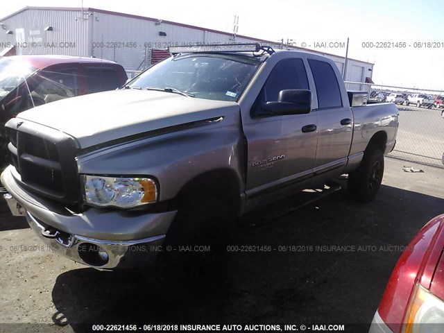 3D7KS28C65G833792 - 2005 DODGE RAM 2500 ST/SLT 银色 照片 2
