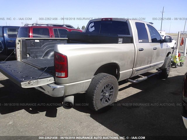 3D7KS28C65G833792 - 2005 DODGE RAM 2500 ST/SLT SILVER photo 4