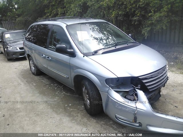 2A4GP54LX6R893055 - 2006 CHRYSLER TOWN & COUNTRY TOURING BLUE photo 1