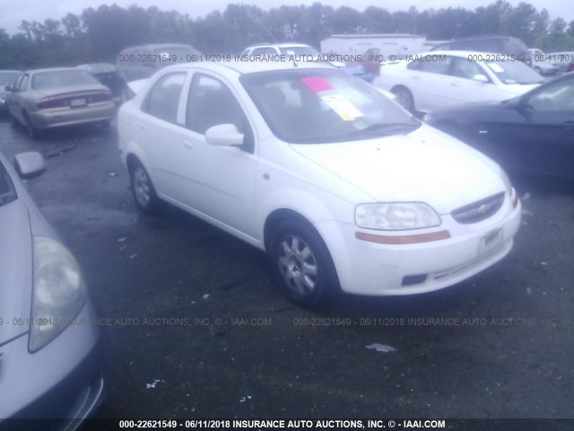 KL1TJ52654B207381 - 2004 CHEVROLET AVEO LS 白色 照片 1