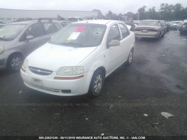 KL1TJ52654B207381 - 2004 CHEVROLET AVEO LS 白色 照片 2