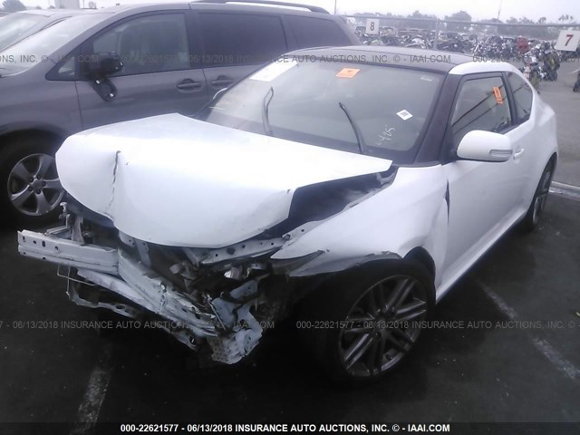 JTKJF5C72D3056320 - 2013 TOYOTA SCION TC 白色 照片 2