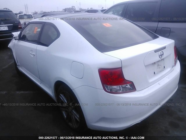 JTKJF5C72D3056320 - 2013 TOYOTA SCION TC 白色 照片 3