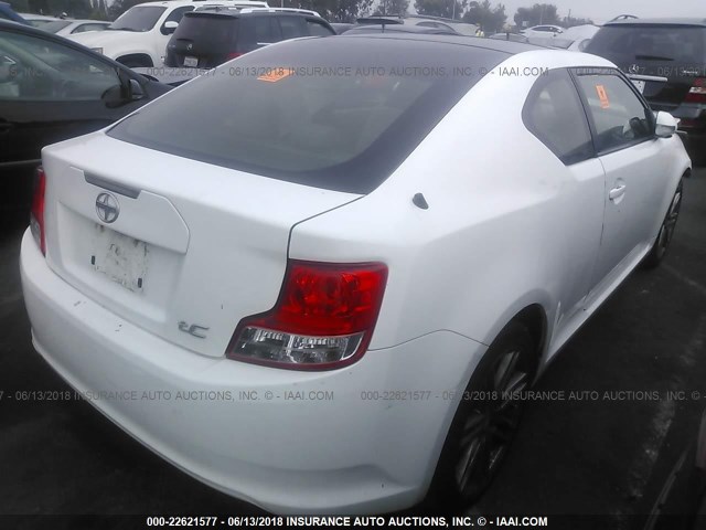 JTKJF5C72D3056320 - 2013 TOYOTA SCION TC 白色 照片 4
