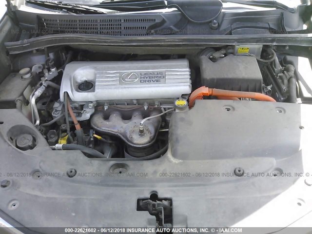 JTHBB1BA5A2028542 - 2010 LEXUS HS 250H GRAY photo 10