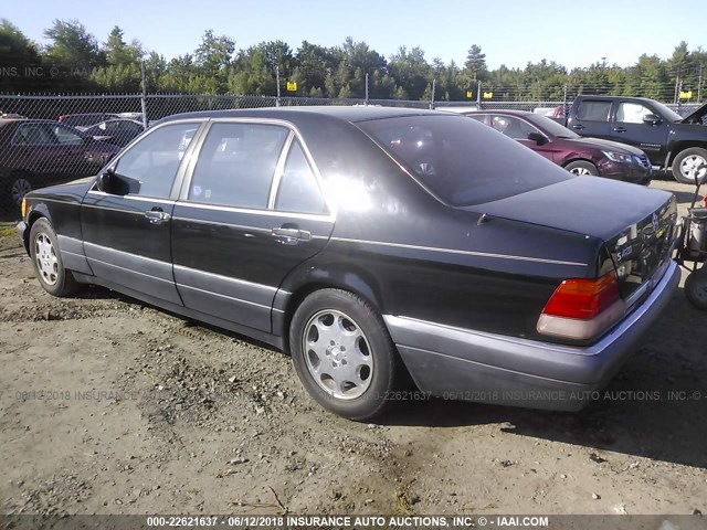 WDBGA43EXSA193070 - 1995 MERCEDES-BENZ S 420 BLACK photo 3