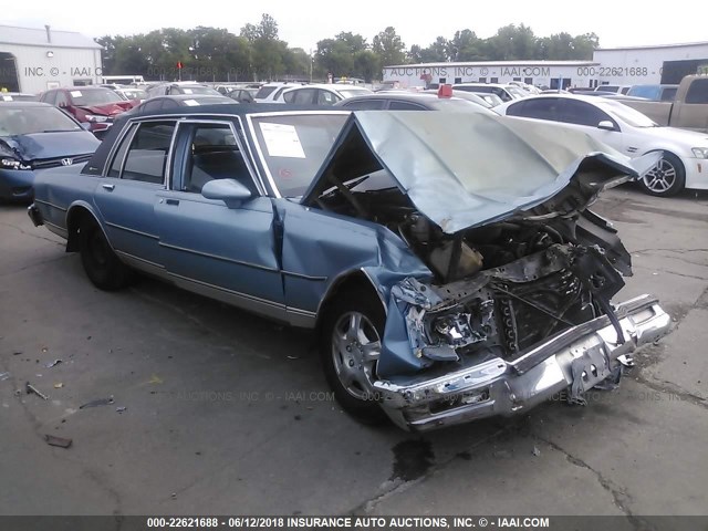 1G1BU51E3KR141690 - 1989 CHEVROLET CAPRICE CLASSIC BROUGHAM BLUE photo 1