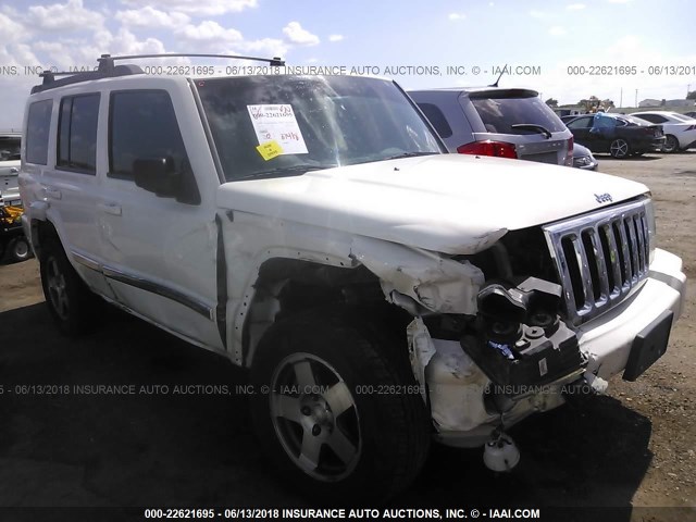 1J4RH4GK3AC159359 - 2010 JEEP COMMANDER SPORT WHITE photo 1