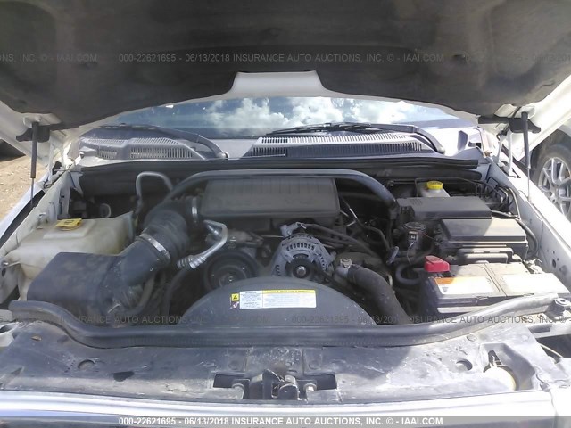 1J4RH4GK3AC159359 - 2010 JEEP COMMANDER SPORT Weiß Foto 10