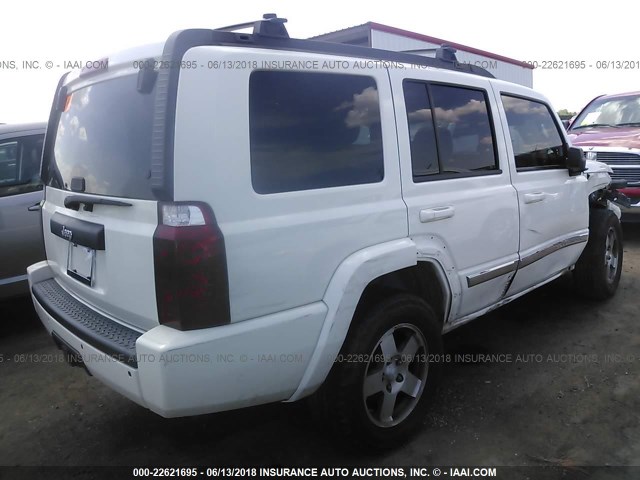 1J4RH4GK3AC159359 - 2010 JEEP COMMANDER SPORT Weiß Foto 4