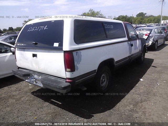 1GTDC14K9LE513328 - 1990 GMC SIERRA C1500 RED photo 4