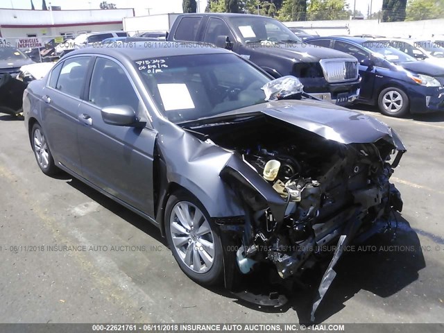 1HGCP2F81CA206784 - 2012 HONDA ACCORD EXL GRAY photo 1