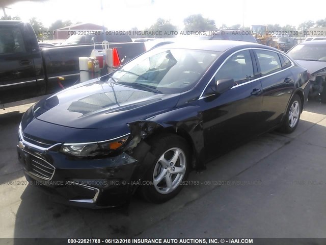 1G1ZB5ST3GF193864 - 2016 CHEVROLET MALIBU LS 深蓝色 照片 2