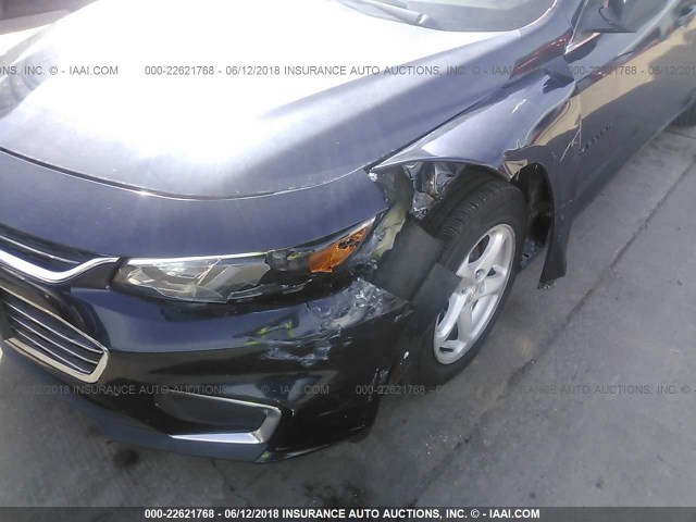 1G1ZB5ST3GF193864 - 2016 CHEVROLET MALIBU LS 深蓝色 照片 6