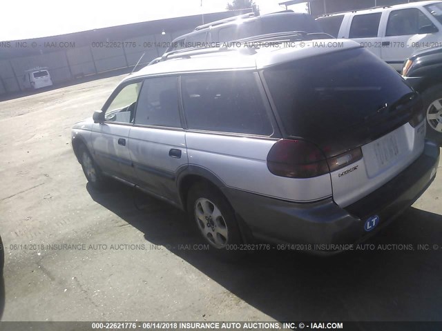 4S3BG6856X7629268 - 1999 SUBARU LEGACY OUTBACK/SSV/LIMITED/30TH SILVER photo 3