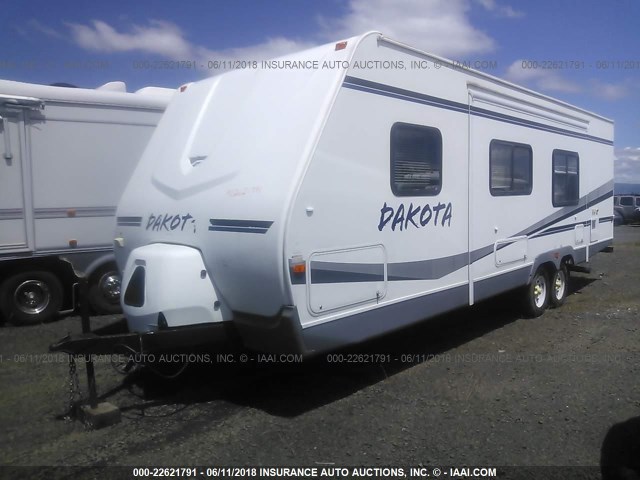 4CN2B292X72318106 - 2007 FLEETWOOD DAKO290BHS  WHITE photo 2